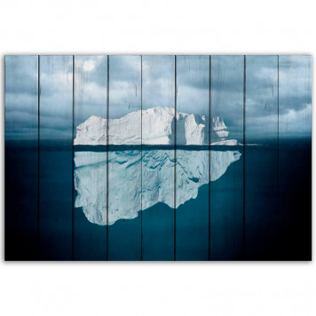 Картина на досках Айсберг 100 х 150 см