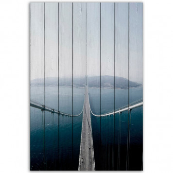 Картины на досках Мост Акаси-Кайке 60 х 90 см