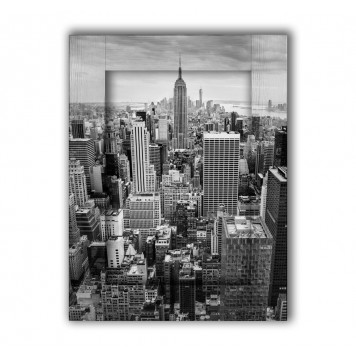 Картина с дорисовкой на раме Нью-Йорк 60 х 80 см