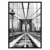 Пост Бруклинский мост 1 21 х 30 см