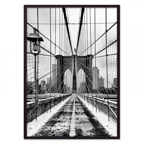Скандинавский постер Бруклинский мост 1 40 х 60 см