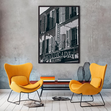 Скандинавский постер Кафе Париж 21 х 30 см-1