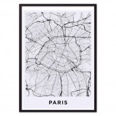 Карта Париж 21 х 30
