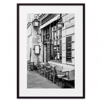 Скандинавский постер Кафе в Париже 21 х 30 см-2