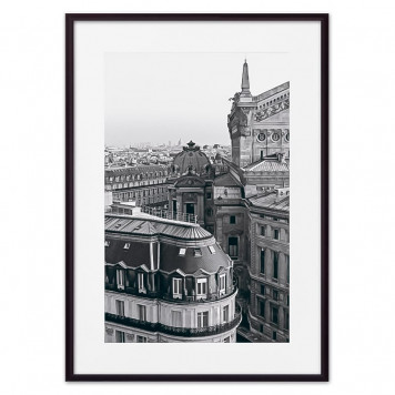 Скандинавский постер Крыши Париж 21 х 30 см-3