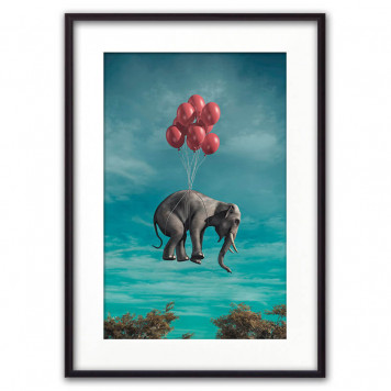 Слон с шариками