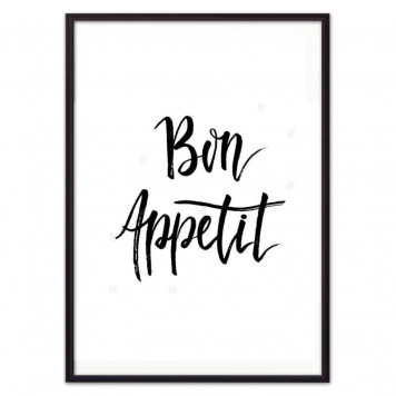 Скандинавский постер Bon appetit 50 х 70 см