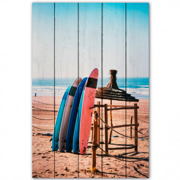 Картина на досках Доски для серфинга 40х60 см