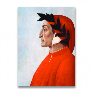 Картина на холсте Данте, Боттичелли 50 х 70 см