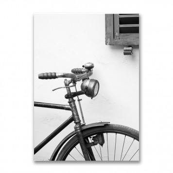 Картина на холсте Винтажный велосипед 50х70 50 х 70 см