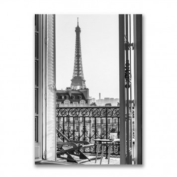 Картина на холсте Парижский балкон 50 х 70 см