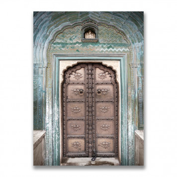 Картина на холсте Индийская дверь 50 х 70 см