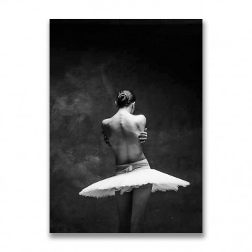 Картина на холсте Балерина в пачке 50х70 50 х 70 см