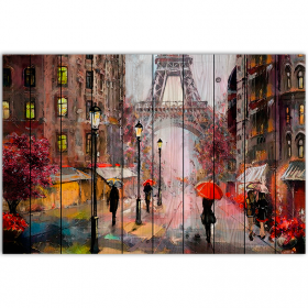 Парижские зонтики 60х90