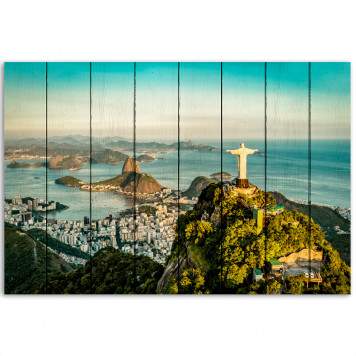 Картина на досках Рио-де-Жанейро 60 х 90 см
