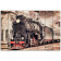 Картина на досках Старый поезд 40 х 60 см