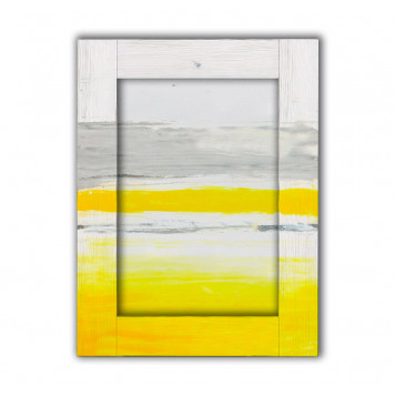 Картина с дорисовкой на раме Желтый, белый и серый 60 х 80 см