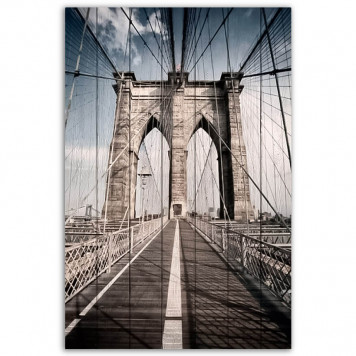 Картина на досках Бруклинский мост 60 х 90 см