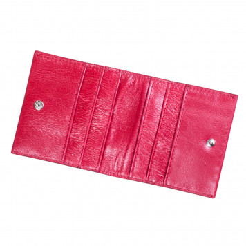  Мини-кошелек для карт и купюр из натуральной кожи с защитой от считывания-1